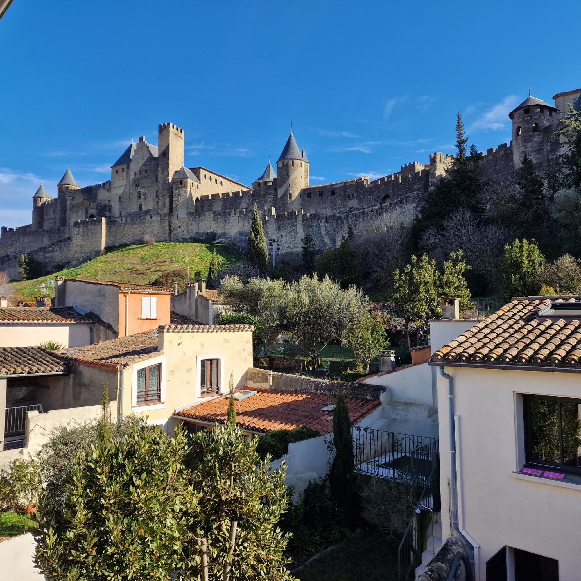 Montez Au Creneau, Face A La Cite Vue Sublime Apartment Carcassonne Exterior photo
